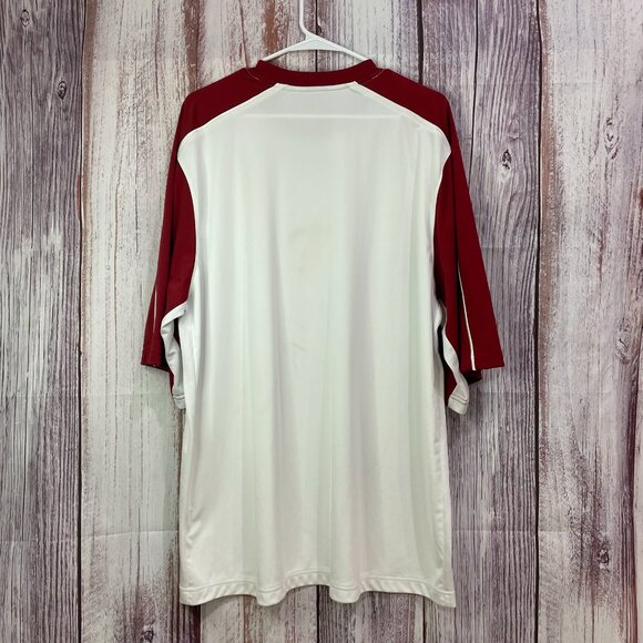 USC Trojans Nike Fit Dry White & Cardinal Short Sleeve Shirt Mens Size XL #5118 - Picture 2 of 11